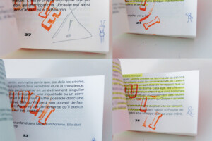 FLIP-BOOK <br>
Les participants fabriquent un livre animé image par image et découvrent diverses techniques pour «donner vie» au papier : zootrope, thaumatrope, toupie, échelle de jacob