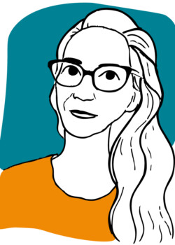 CÉCILE GONNET <br> Administratrice de Grains d'Art <br> Danseuse passionnée des chiffres, curieuse de tout, Cécile aime inventer des choses de ses mains. Pour se ressourcer elle adore être en contact des gens. A Grains d'Art elle apporte de la bonne humeur et son expertise comptable.